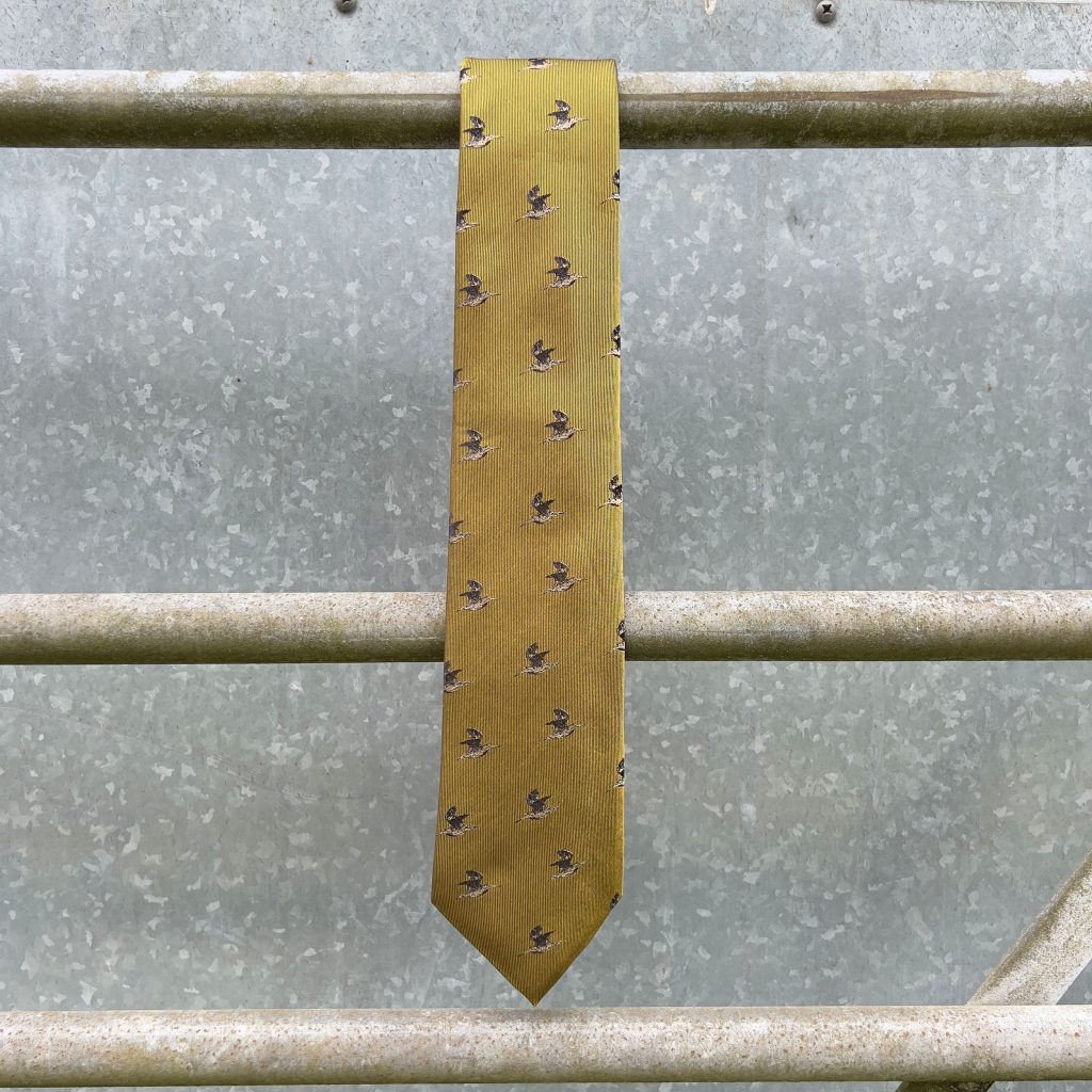 Bonart Silk Woodcock Tie in Green